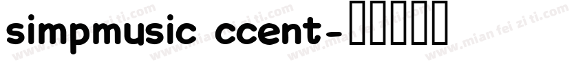 simpmusic ccent字体转换